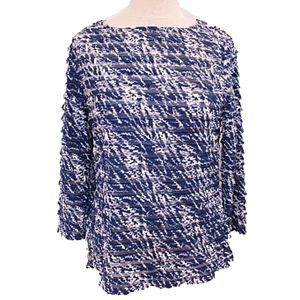 Coldwater Creek Horizontal Ruffles Top- Sz. S (6/8)
